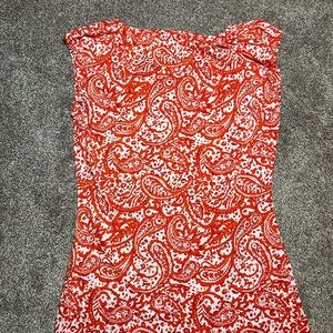 Loft Orange top size medium.    CB35